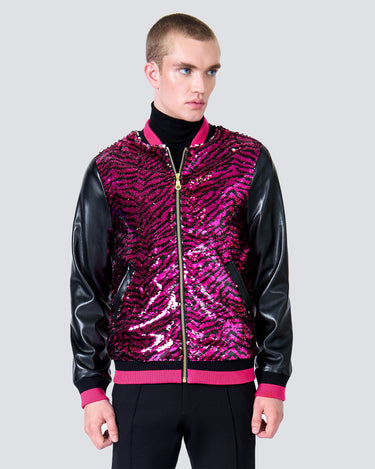 Felix Sequin Varsity Bomber