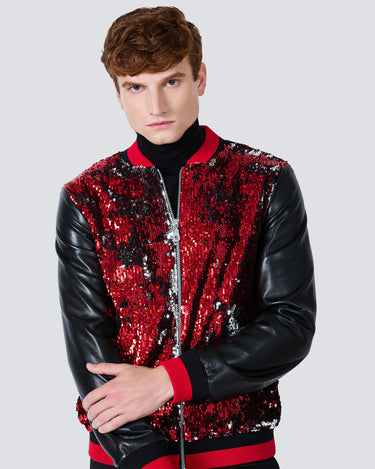 WYATT SEQUIN BOMBER