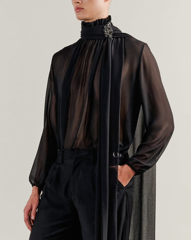 Lexington Chiffon Scarf Top