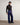 Asher Navy Ponte Boot Cut Trouser
