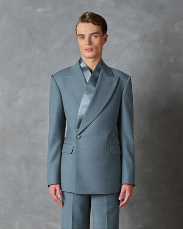 HAYDEN STEEL BLUE CLASSIC SUIT - Made to order