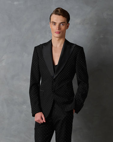 THE LUCIEN CRYSTAL JACKET - Made to order