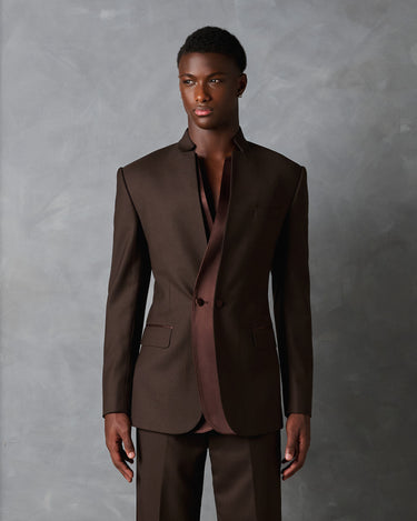 HAYDEN CHOCOLATE STUDIO SUIT - Made to order