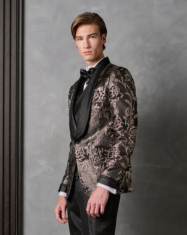 KARSON GOLD BROCADE DINNER SUIT - MADE TO ORDER