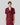 Shiloh Wine Sequin & Satin Bowling Shirt