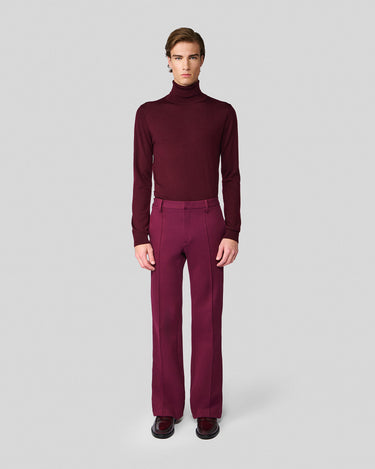 Valin Wine Boot Cut Trouser