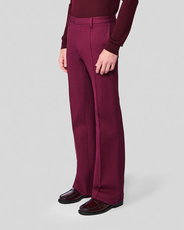 Valin Wine Boot Cut Trouser