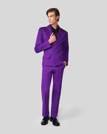 Lorenzo Purple Crop Jacket