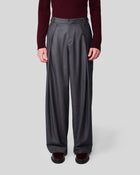 Heath Charcoal Pleated Trouser
