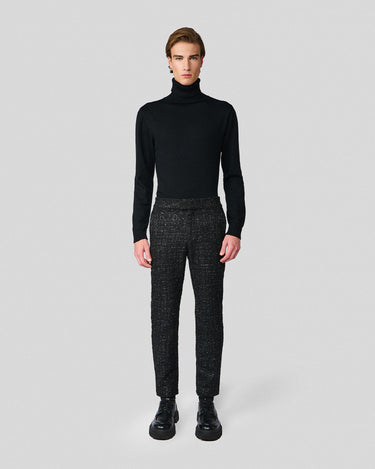 Frederico Black Sequin Tweed Pant