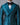 LEONARDO TEAL BROCADE TUXEDO JACKET - MADE TO ORDER