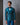 LEONARDO TEAL BROCADE TUXEDO JACKET - MADE TO ORDER