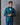 LEONARDO TEAL BROCADE TUXEDO JACKET - MADE TO ORDER