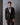 MORGAN BLACK BEADED WOOL COUTURE SUIT - MADE TO ORDER