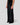 Egon Black Crystal Stud Velvet Wide Leg Pant