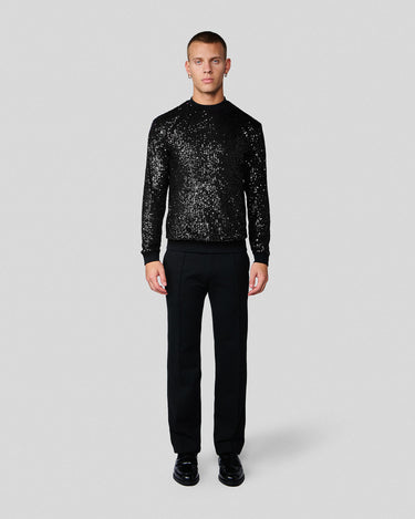 Romeo Black Sequin Sweater