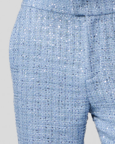 Frederico Pale Blue Tweed Pant
