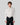 Oscar White Bow Neck Shirt