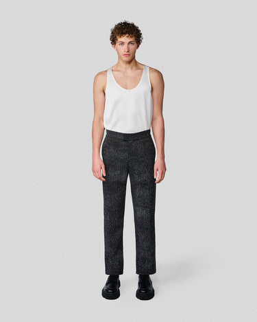 Frederico Charcoal Denim Crystal Pant