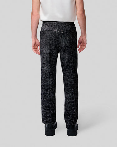 Frederico Charcoal Denim Crystal Pant