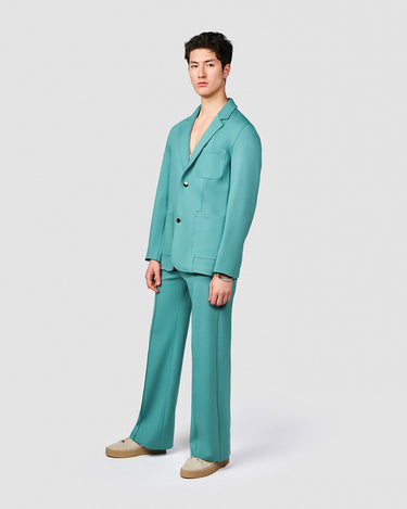 BODHI AQUA DOUBLE KNIT JACKET
