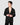 BODHI BLACK DOUBLE KNIT JACKET