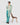 DION MINT SATIN WRAP SHIRT