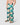 EGON AQUA/PINK TROPICAL PRINT WIDE LEG PANT