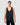 CALLUM BLACK SATIN LOW CUT TANK