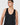 CALLUM BLACK SATIN LOW CUT TANK