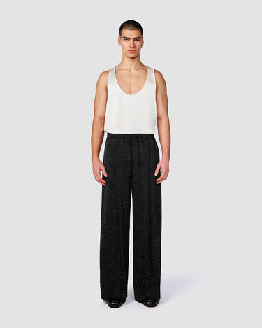 EGON CRYSTAL DOT WIDE LEG PANT