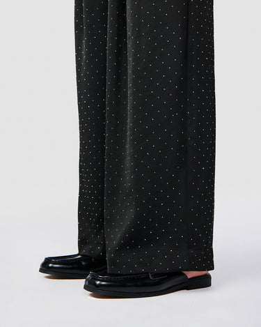 EGON CRYSTAL DOT WIDE LEG PANT