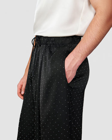 EGON CRYSTAL DOT WIDE LEG PANT