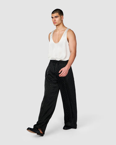 EGON CRYSTAL DOT WIDE LEG PANT
