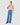 ASHER MID-BLUE DENIM WIDE LEG TROUSER