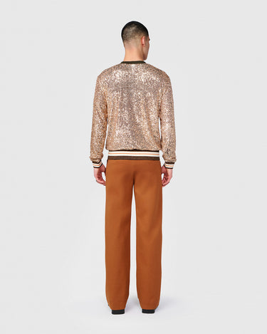 RIVER GOLD SEQUIN SWEATER