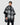 Dakota  Grey Check Cape Coat