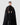 Oscar Black Chiffon Kaftan