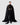 Oscar Black Chiffon Kaftan