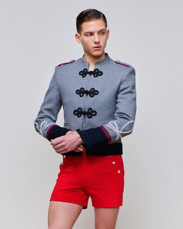 Louis Grey Napoleon Jacket- Limited Edition