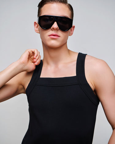Luca Black Knit Tank