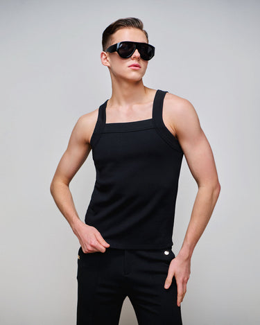 Luca Black Knit Tank