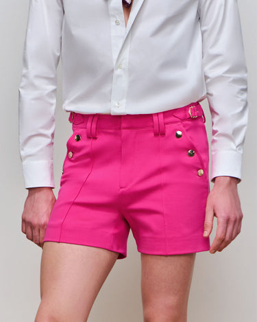 Asher Fuchsia Ponte Short
