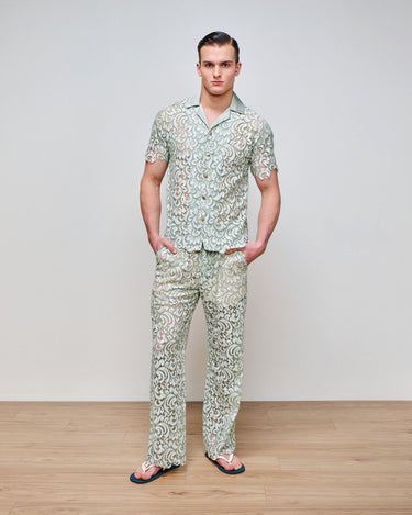Amir Sage Lace Pant