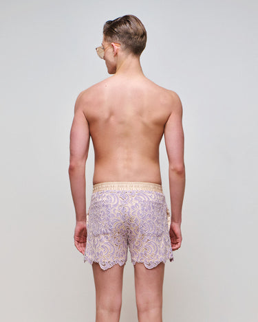 Santiago Lilac Lace Short
