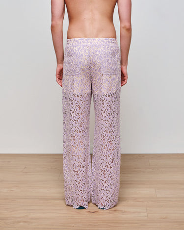 Amir Lilac Lace Pant