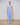 Asher Powder Blue Ponte Boot Cut Trouser