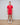 Kai Crimson Lace Up Polo Top