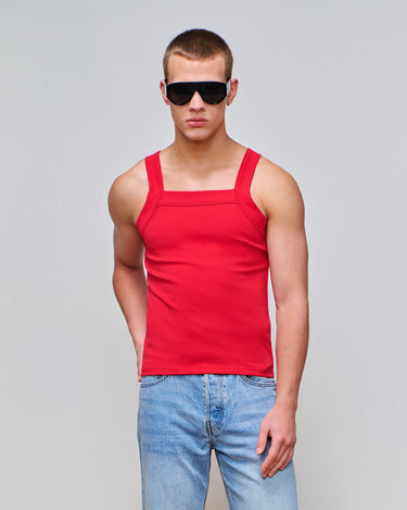 Luca Crimson Knit Tank