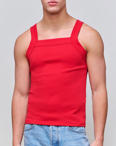 Luca Crimson Knit Tank